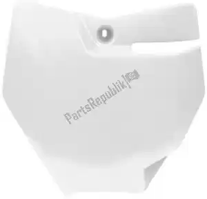 RTECH 565230411 np numer przedni ktm bia?y (oe) - Dół
