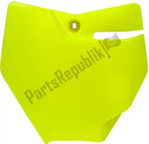 RTECH 565230434 np número frontal ktm neon amarelo - Lado inferior