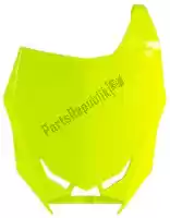 565235486, Rtech, Np numéro avant suzuki jaune fluo    , Nouveau