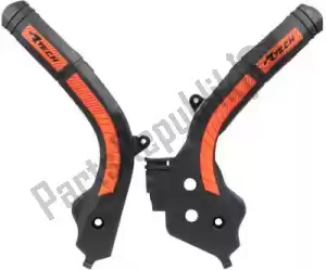RTECH 566150100 cornice in plastica besch nero/arancione - Il fondo