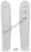 562420082, Rtech, Bs vv fork protectors ktm white (oe)    , New