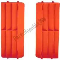 566240306, Rtech, Bs ra repl ouïes de radiateur intérieures ktm orange fluo    , Nouveau