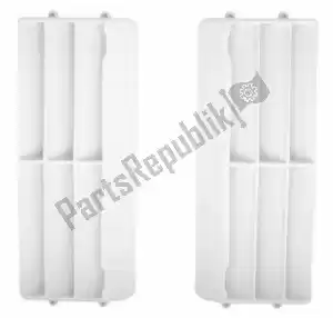 RTECH 566240304 bs ra repl ouïes de radiateur intérieures ktm blanc - La partie au fond