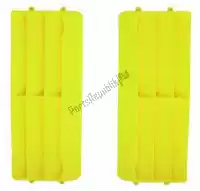 566240308, Rtech, Bs ra repl ouïes de radiateur intérieures ktm jaune fluo    , Nouveau