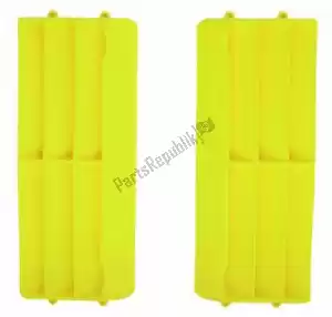 RTECH 566240308 bs ra repl ouïes de radiateur intérieures ktm jaune fluo - La partie au fond
