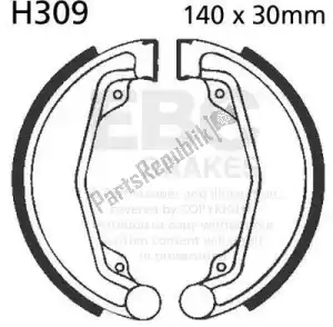 EBC EBCH309 shoe brake h309 - Bottom side
