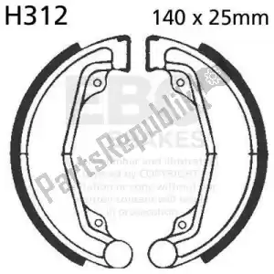 EBC EBCH312 freno a ceppo h312 - Il fondo