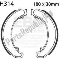 EBCH314, EBC, Freio de sapata h314    , Novo