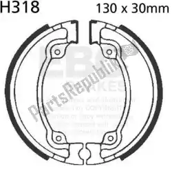 Here you can order the shoe brake h318 from EBC, with part number EBCH318: