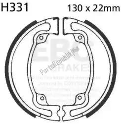 schoen brake  h331 van EBC, met onderdeel nummer EBCH331, bestel je hier online: