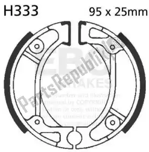 EBC EBCH333 freio de sapata h333 - Lado inferior