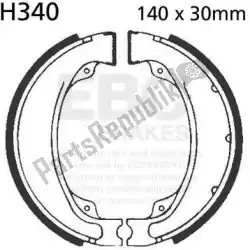 Here you can order the shoe brake h340 from EBC, with part number EBCH340: