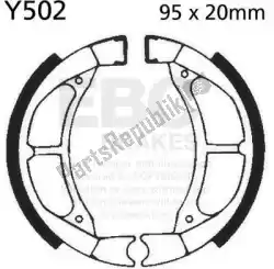 Tutaj możesz zamówić hamulec szcz? Kowy y502 od EBC , z numerem części EBCY502:
