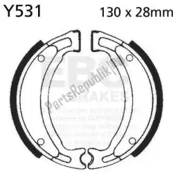 Here you can order the shoe brake y531 from EBC, with part number EBCY531: