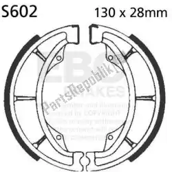 Here you can order the shoe brake s602 from EBC, with part number EBCS602: