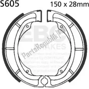 EBC EBCS605 ceppo freno s605 - Il fondo