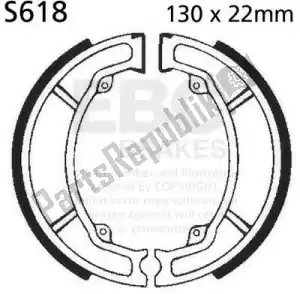 EBC EBCS618 shoe brake s618 - Bottom side