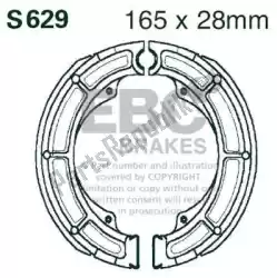 Here you can order the shoe brake s629 from EBC, with part number EBCS629: