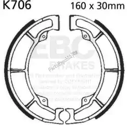 Here you can order the shoe brake k706 from EBC, with part number EBCK706: