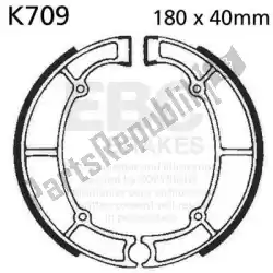 Aquí puede pedir zapata de freno k709 de EBC , con el número de pieza EBCK709: