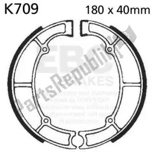 EBC EBCK709 zapata de freno k709 - Lado inferior