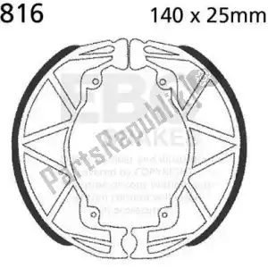 EBC EBC816 frein à sabot 816 - La partie au fond