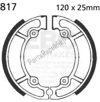 EBC817, EBC, Shoe brake 817    , New