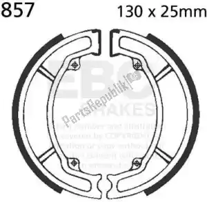 EBC EBC857 shoe brake 857 - Bottom side