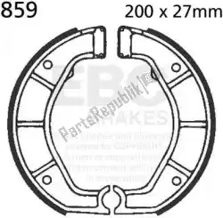 schoen brake  859 van EBC, met onderdeel nummer EBC859, bestel je hier online: