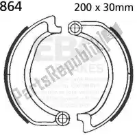 EBC864, EBC, Shoe brake 864    , New