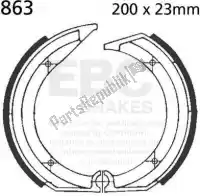 EBC863, EBC, Freio de sapata 863    , Novo