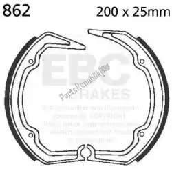 Here you can order the shoe brake 862 from EBC, with part number EBC862: