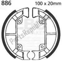 EBC886, EBC, Freno a ceppo 886    , Nuovo