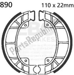 Here you can order the shoe brake 890 from EBC, with part number EBC890: