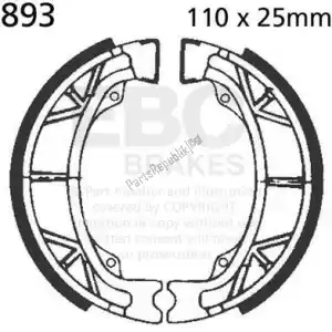 EBC EBC893 standardowe szcz?ki hamulcowe - Dół
