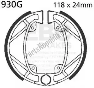 EBC EBC930G shoe brake 930g - Bottom side