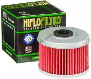 Hiflofiltro HF113 filtre à huile - La partie au fond