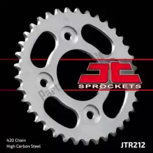 JT SPROCKETS JTR021234 ktw trasero acero 34t, 420 - Lado inferior
