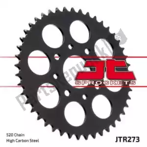 JT SPROCKETS JTR027341 ktw rear steel 41t, 520 - Bottom side