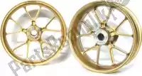 30006306, Marchesini, Wheel kit 3.5x17 m10rs kompe alu gold    , New