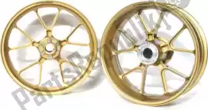 MARCHESINI 30006406 kit ruote 3.5x17 m10rs kompe alu gold - Il fondo