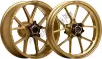 30106256, Marchesini, Wheel kit 5.5x17 m10rs kompe alu gold    , New