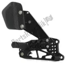 Here you can order the footrest rearset as31gt, black from Gilles, with part number 31114422: