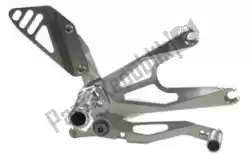 Here you can order the footrest rearset factor-x, black from Gilles, with part number 31195102: