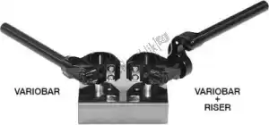GILLES 31308042 handlebar variobar, 70mm black - Bottom side