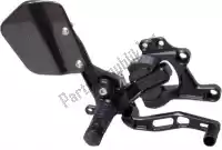31050532, Gilles, Footrest rearset vcr38gt, black    , New