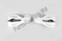 HO03637041, UFO, Handkap handguards honda white    , Nieuw