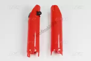 UFO HO04610067 bs vv fork slider prot+quick starter honda red 067 - Onderkant