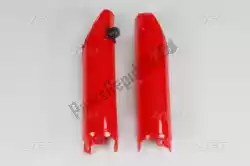 Here you can order the bs vv fork slider prot+quick starter honda red 070 from UFO, with part number HO04610070: