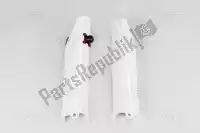 HO04642041, UFO, Bs vv fork slider prot+quick starter honda white 0..    , Novo
